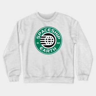 Spaceship Starbucks Crewneck Sweatshirt